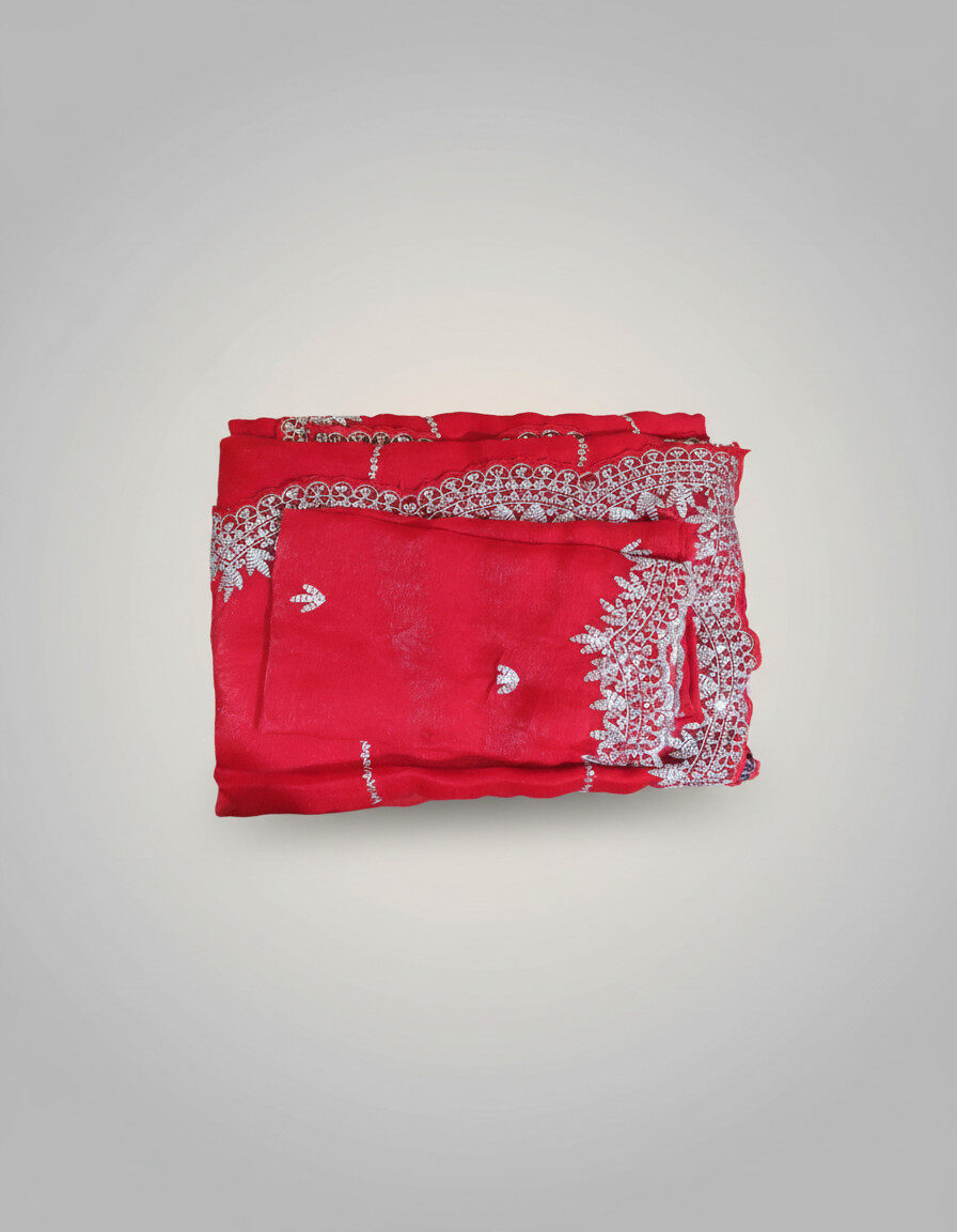 Scarlet Star Partywear Saree - Image 3