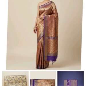 Vintage Plum Saree