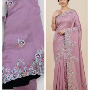Blush Blossom Bridal Saree